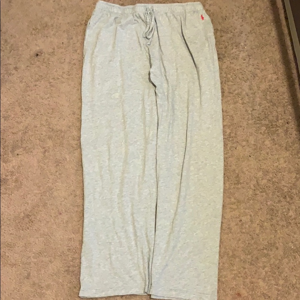 Grey Cotton Ralph Lauren Sweatpants